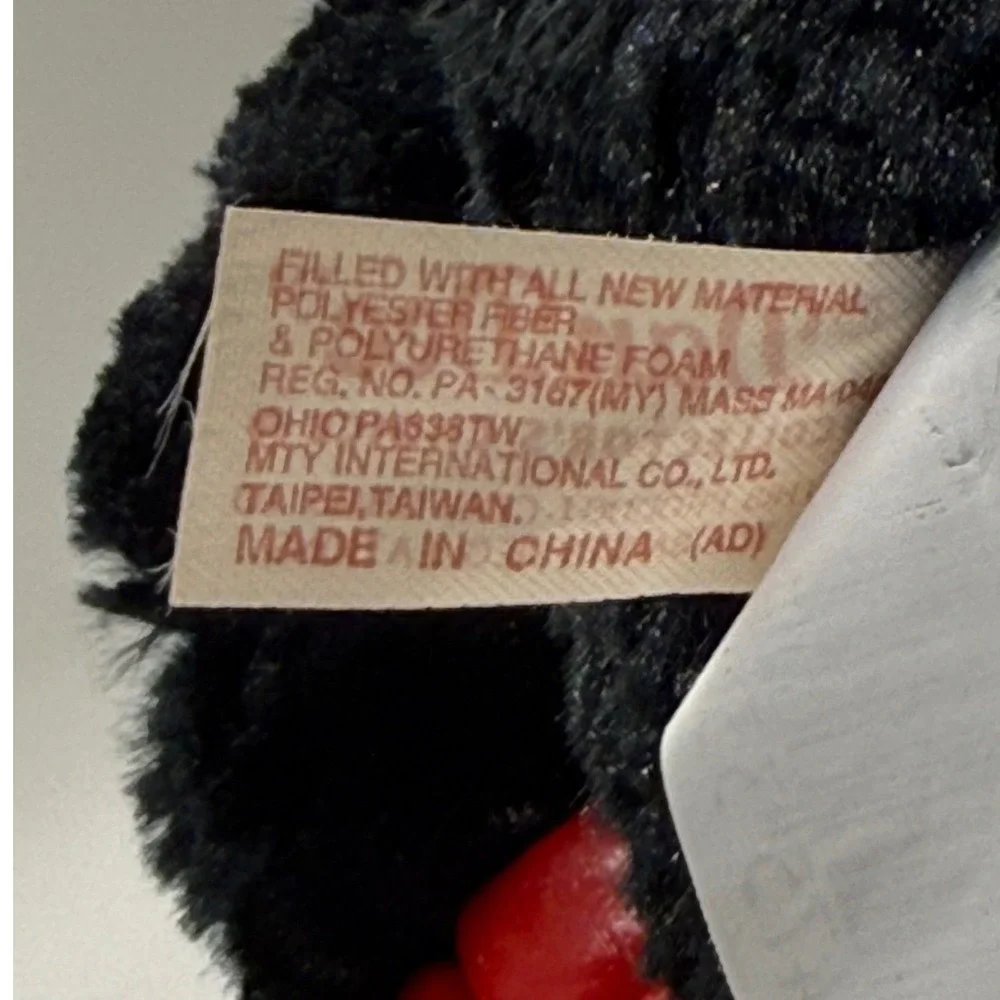 VTG‎ Dan Dee Boxing Gorilla Plush Toy Black Red Gloves You Knock Me Out Towel